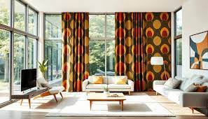 Geometric and Abstract Curtains in Tiruppur